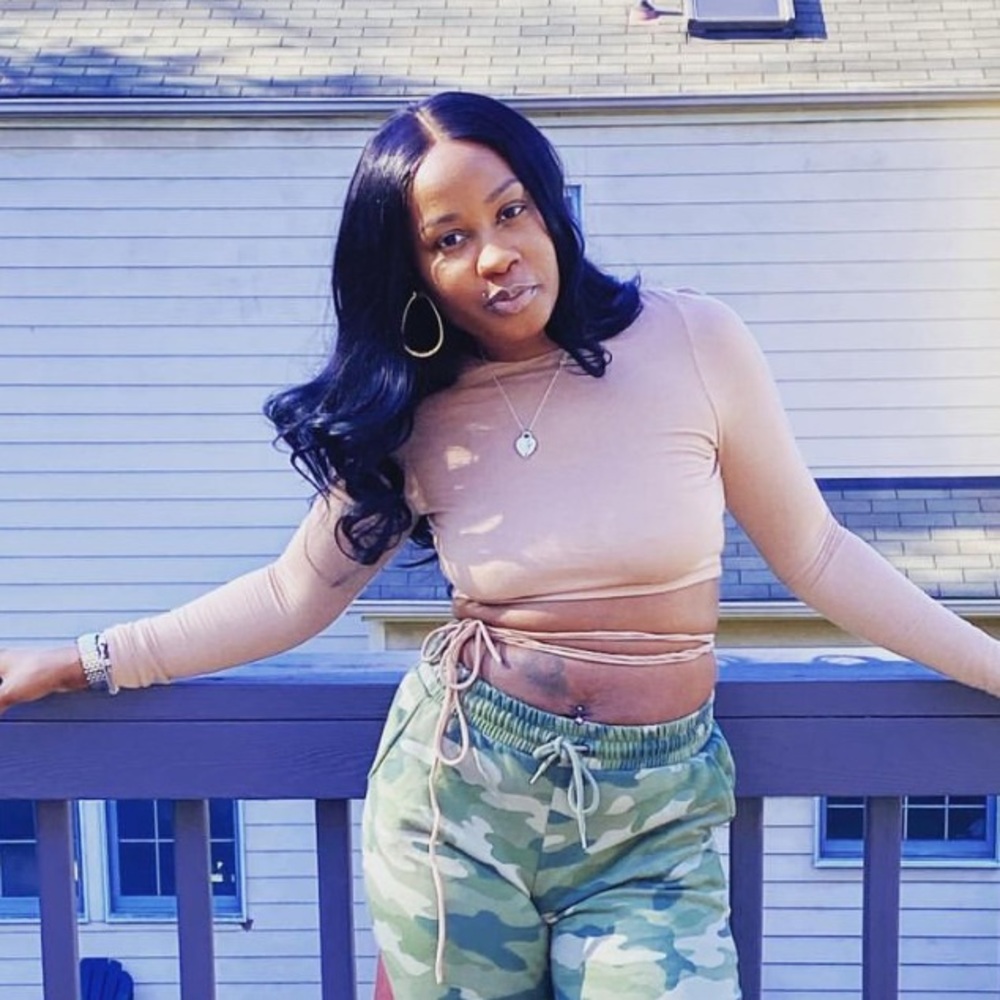 Women’s Caramel Crop Top, Wrap Around